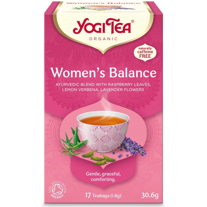 Био чай Yogi Tea Women's Balance, 17x1.8 гр, 30.6 гр