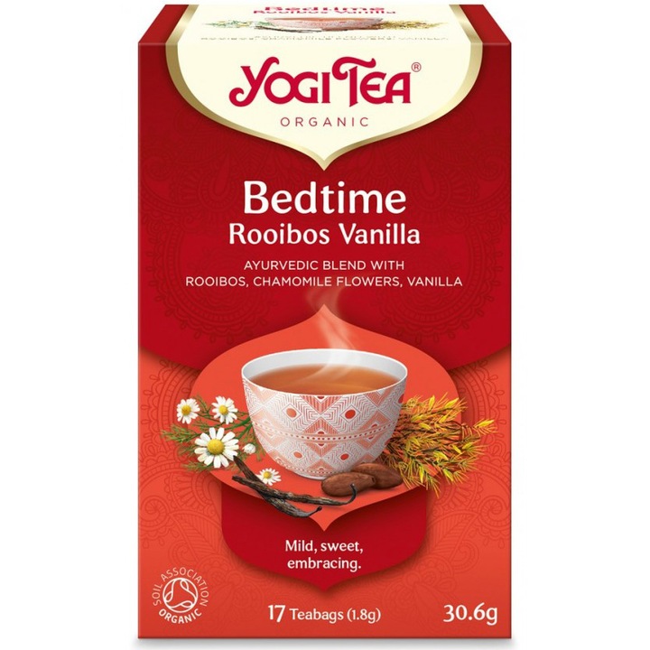 Био чай Yogi Tea, Вечерен, С ройбос и ванилия, 17, 30.6гр