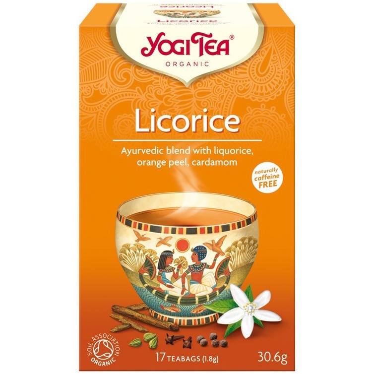 Био чай Yogi Tea, Сладко дърво, 30.6гр - eMAG.bg