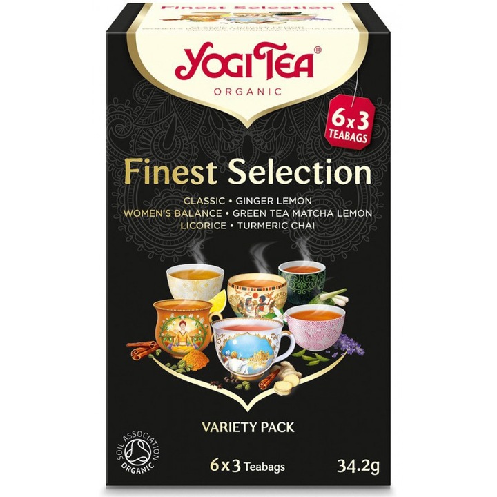 Био чай Yogi Tea Finest Selection, Селекция, 34.2 гр