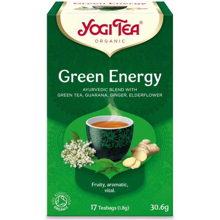 Био чай Yogi Tea Green Energy 17, 30.6 гр