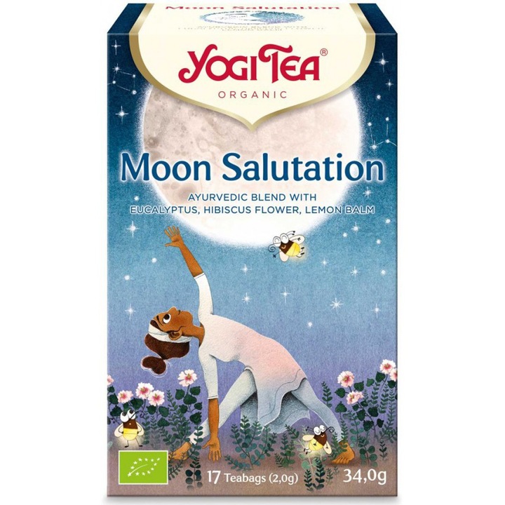 Био чай Yogi Tea Moon Salutation, 34.0гр, 17 пакетчета по 2.0гр