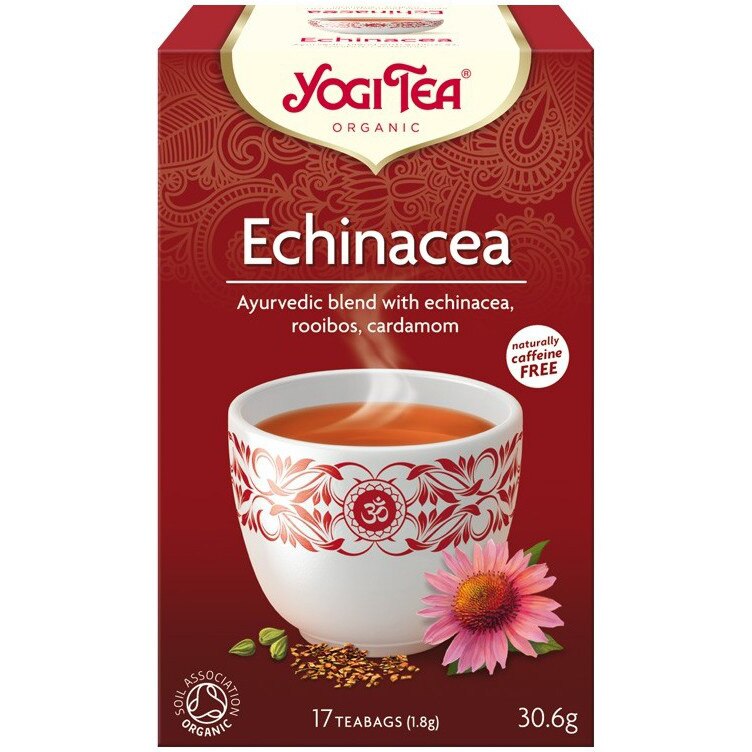 Ceai cu echinaceea, Yogi Tea, Bio, 17 plicuri, 30.6 g