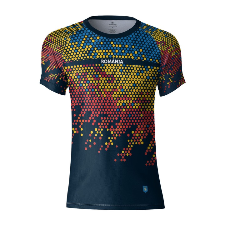 Tricou Tricolor, material tehnic sport, dama, culoare bleumarin, CS35 2939