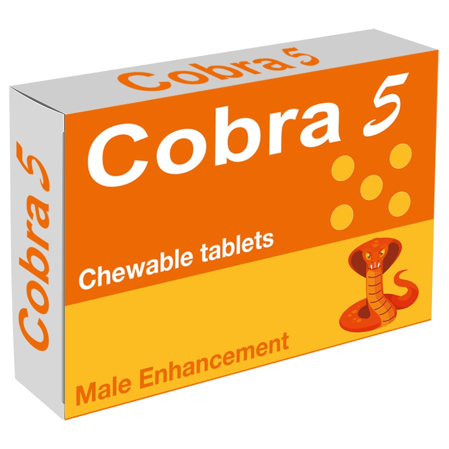 Capsule COBRA 5, pentru potenta, erectii puternice si stimularea libidoului  barbatilor, ingrediente naturale, 5 buc - eMAG.ro