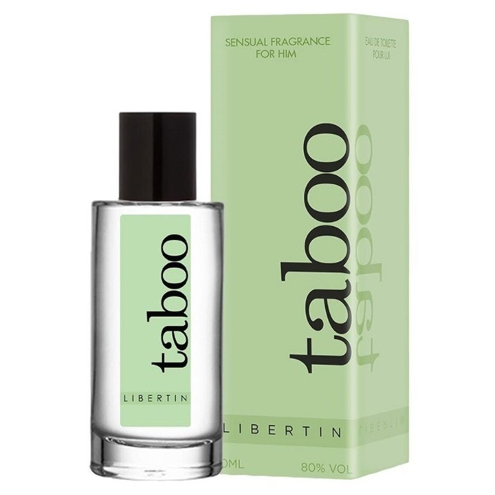 Parfum cu feromoni TABOO, Libertin Sensual Men, pentru barbati, amplifica atractia, 50 ml