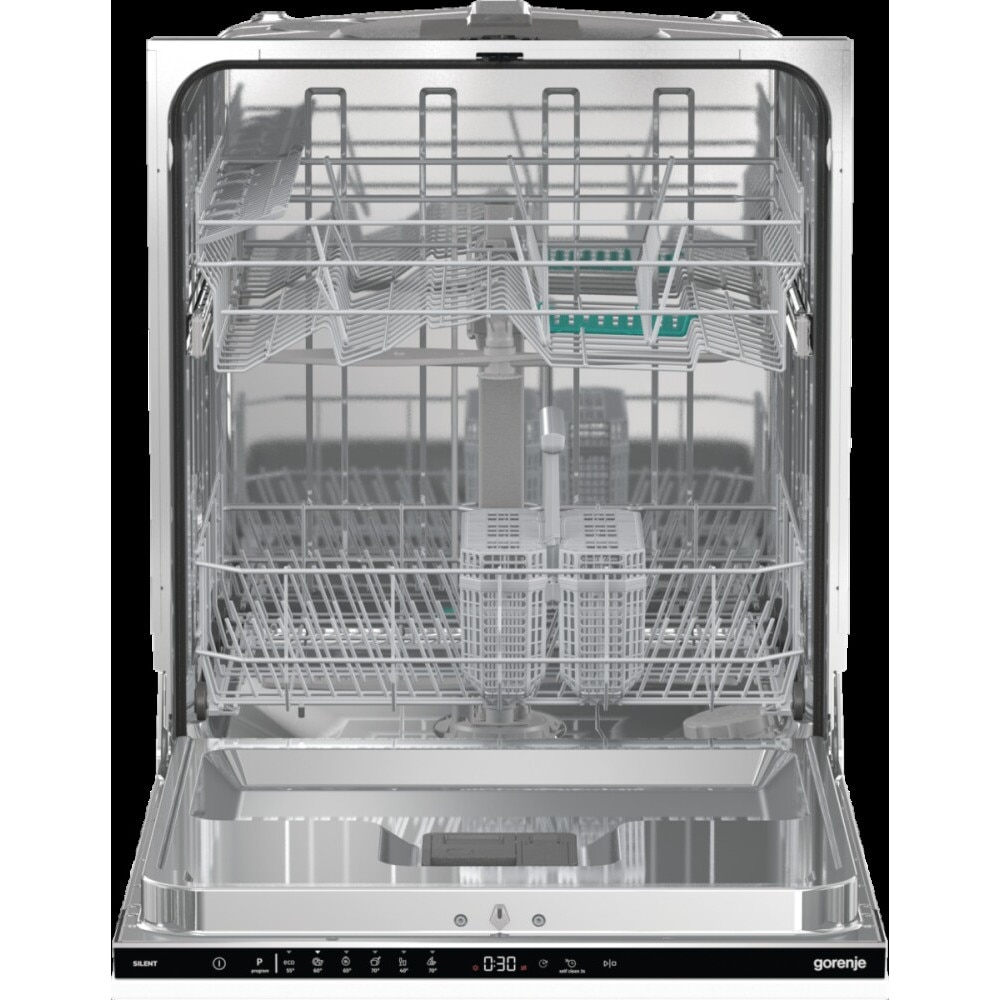 Masina De Spalat Vase Incorporabila GORENJE GV642E60, Clasa E, 13 Seturi, 6 Programe, 60 Cm, Negru
