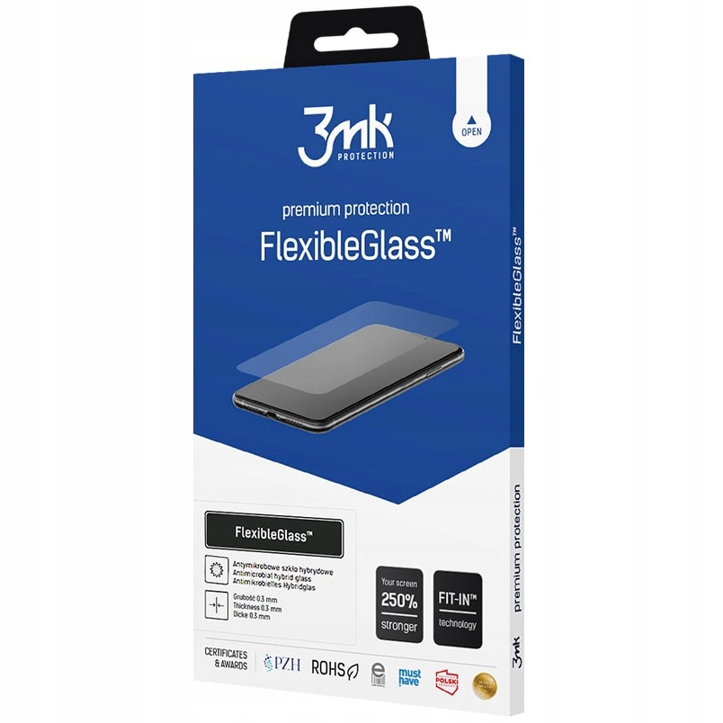 Folie de protectie 3MK FlexibleGlass, antizgarieturi, antibacteriana, 15.71x7.13cm, pentru Nothing Phone 2a