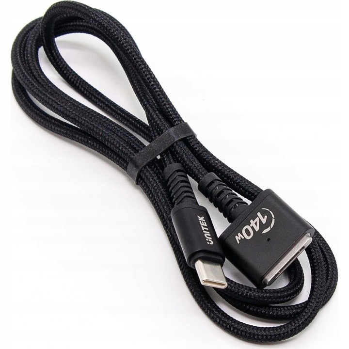 Cablu de date Unitek, USB-C, 1 m, Negru