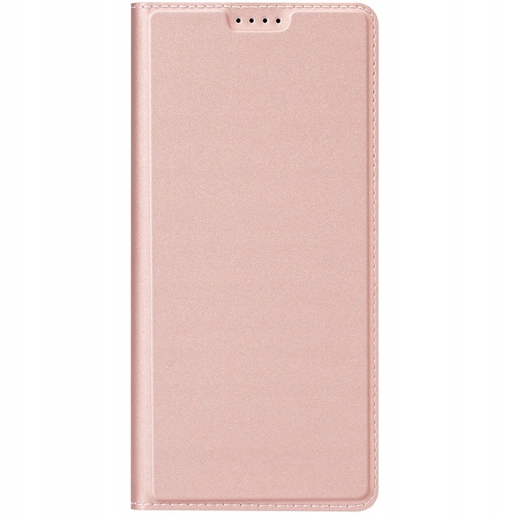 Калъф за телефон, DuxDucis, TPU/Екологична кожа, Съвместим с Xiaomi Redmi Note 13 Pro/Poco M6 Pro, Розов