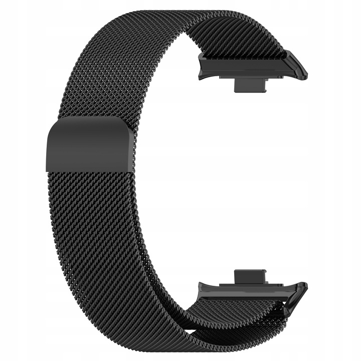 Curea pentru Xiaomi Redmi Watch 4 / Band 8 Pro, Bizon, Inox, negru