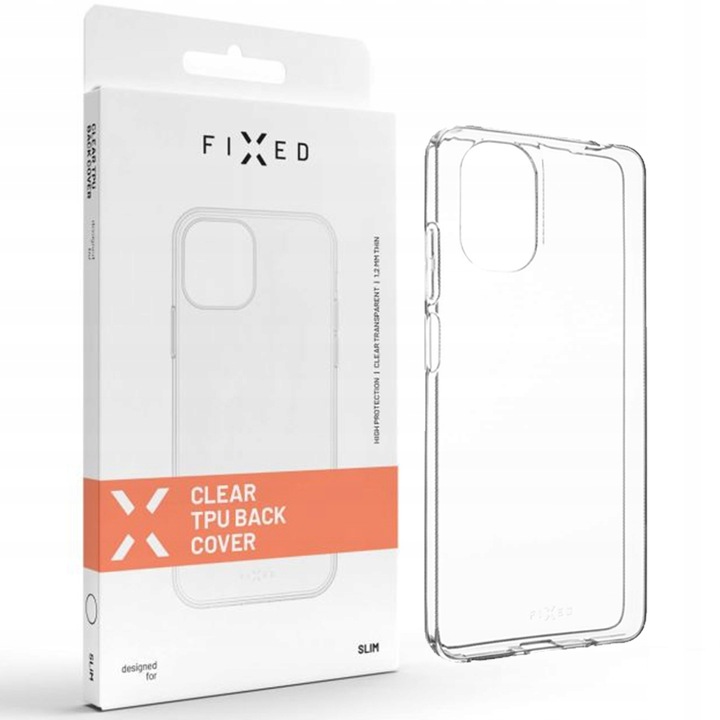 Telefon Husa FIXED Gel TPU, transparent, pentru Motorola Moto G04/G24/G24 Power