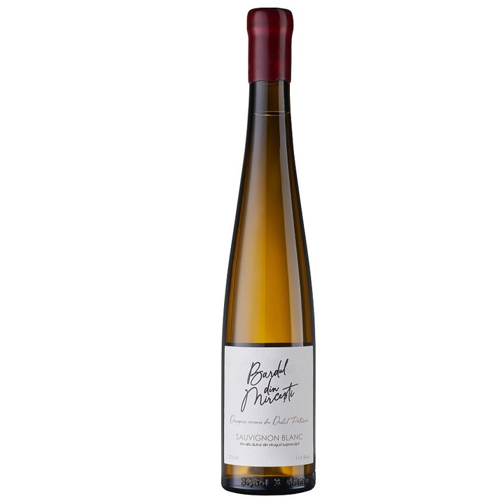 Vin Alb Mircesti, Bardul din Mircesti, Late Harvest, Sauvignon Blanc, Dulce, 0.375l