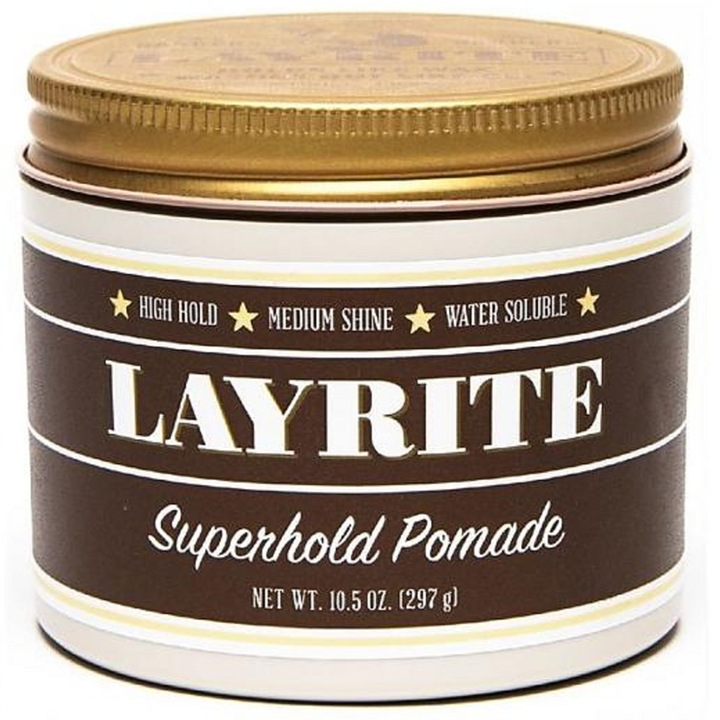Layrite Superhold Pomade pomada de par fixare puternica 297 g