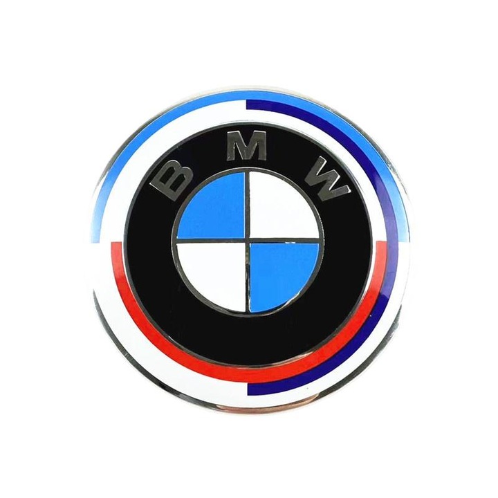 Emblema volan auto, Rqiurpn, 44mm, Pentru BMW, Multicolor