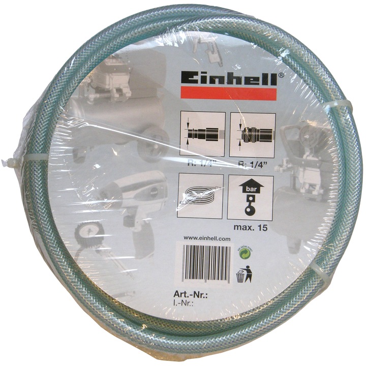 Einhell nyomótömlő, 6 mm, 10 m, max 15 bar