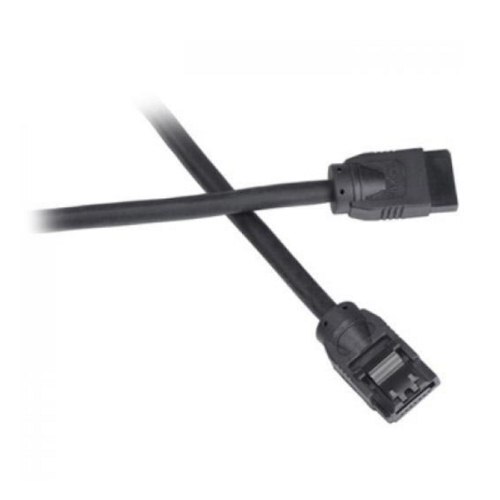 Cablu Akasa SATA, 100 cm, Negru, SATA3-100-BK