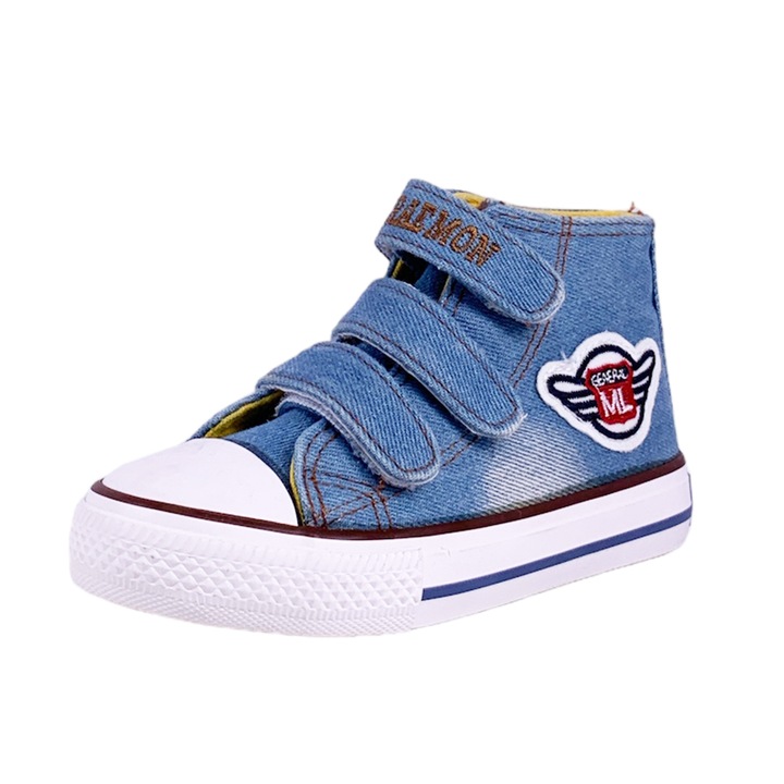 Adidași copii Chippo Kids 71258-1, Înalți, Textil, Albastru, Albastru