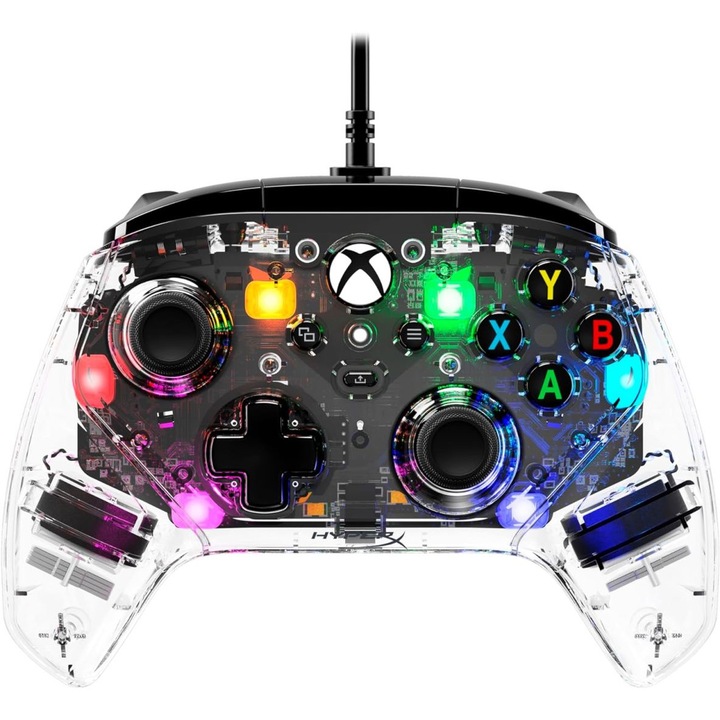 HP HyperX Clutch Gladiate, Xbox Series X|S, Xbox One, PC, RGB LED Lighting, Vezetékes kontroller