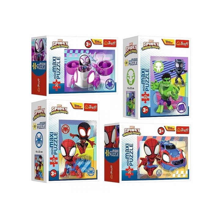 Trefl 1560350 Csodálatos Pókember 20 db-os MiniMaxi - Trefl