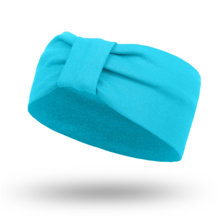 Bentita elastica, cu nod, Pentru copii, Nandy, Turcoaz