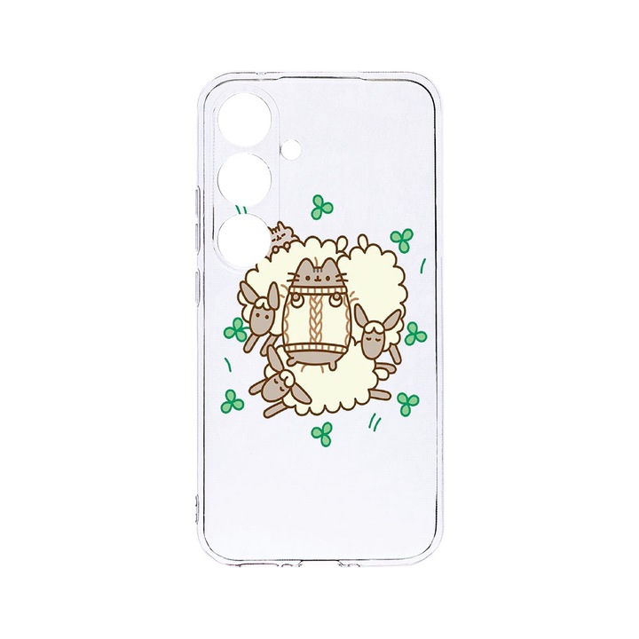 Husa BestCase® Clear Silicon 2MM, Compatibila Cu Samsung Galaxy A55, Rabbits - Lambs, Antisoc, Protectie Camera, Margini ridicate pentru protectia ecranului, T 692