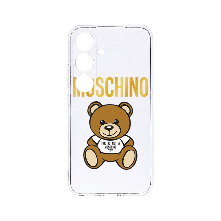 Силиконов калъф BestCase за Samsung Galaxy S24 Plus, It's Not a Moschino Bear, Camera Protection, Clear Silicon 2MM, Transparent T 880