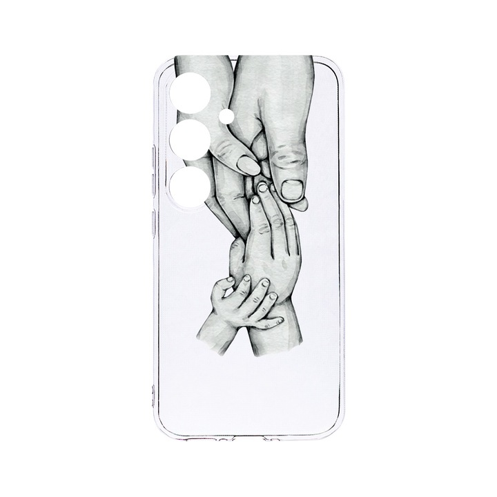 Husa BestCase® Clear Silicon 2MM, Compatibila Cu Samsung Galaxy A55, Family, Antisoc, Protectie Camera, Margini ridicate pentru protectia ecranului, T 959