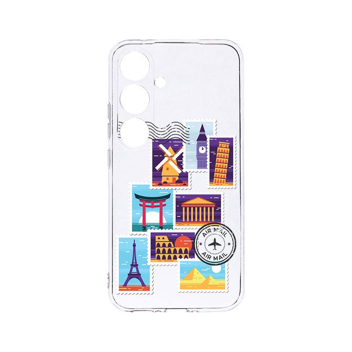 Husa BestCase® Clear Silicon 2MM, Compatibila Cu Samsung Galaxy A55, Mail on the way, Antisoc, Protectie Camera, Margini ridicate pentru protectia ecranului, T 979
