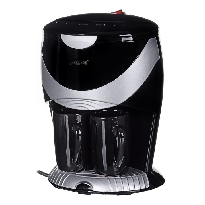 Cafetiera cu picurare Maestro MR-402, negru si argintiu