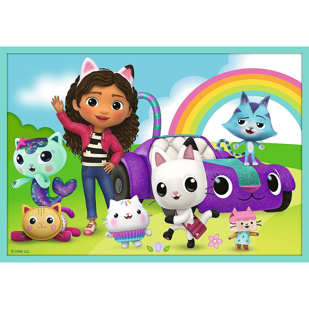 Puzzle Trefl 10 in 1- Gabbys Dollhouse, In Universul Lui Gabby - eMAG.ro