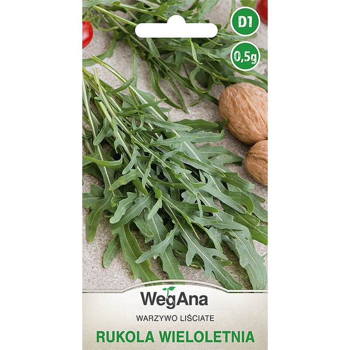 Seminte de gradina, Seminte Rukola Diplotaxis erucoides, WegAna, 0.5g, plantare IV-IX, rezistente la boli, calitate superioara, seminte premium, seminte de top