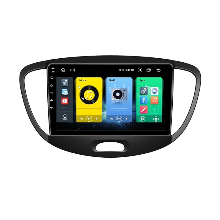 Мултимедия с навигация ZT, за HYUNDAI I10 PA 1 GENERATION - 9'' НАВИГАЦИЯ, 8+8+64, 9229