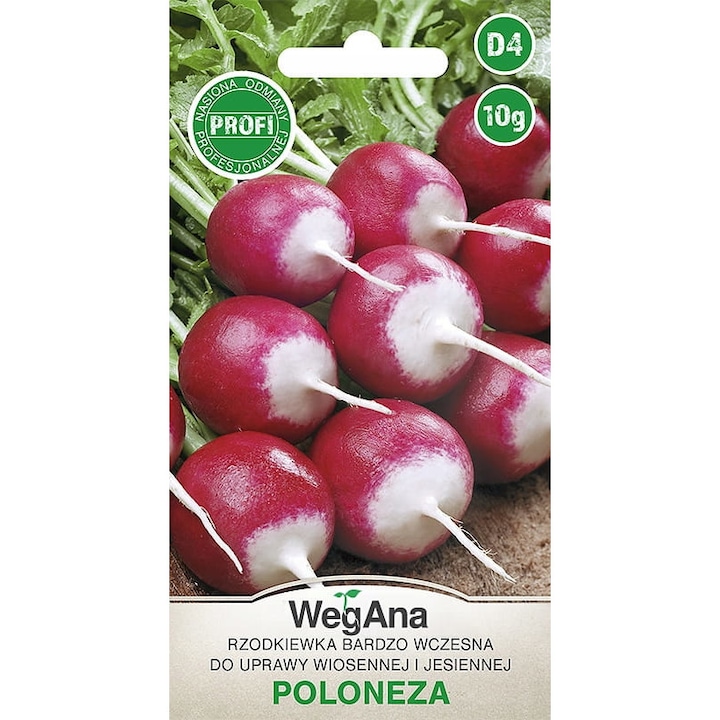 Seminte de gradina, Seminte de ridichi, WegAna, Februarie, 10 g, calitate superioara, seminte premium, seminte de top