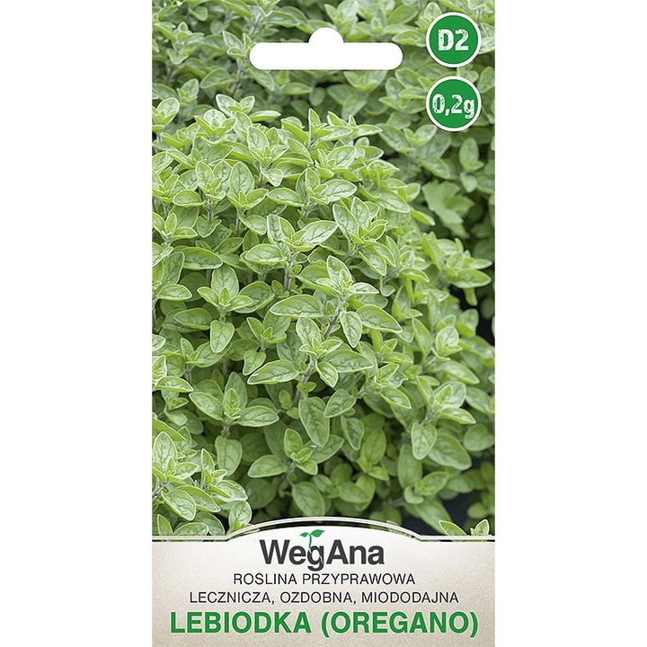 Seminte de gradina, Seminte oregano, WegAna, 0.2 g, Verde, calitate superioara, seminte premium, seminte de top