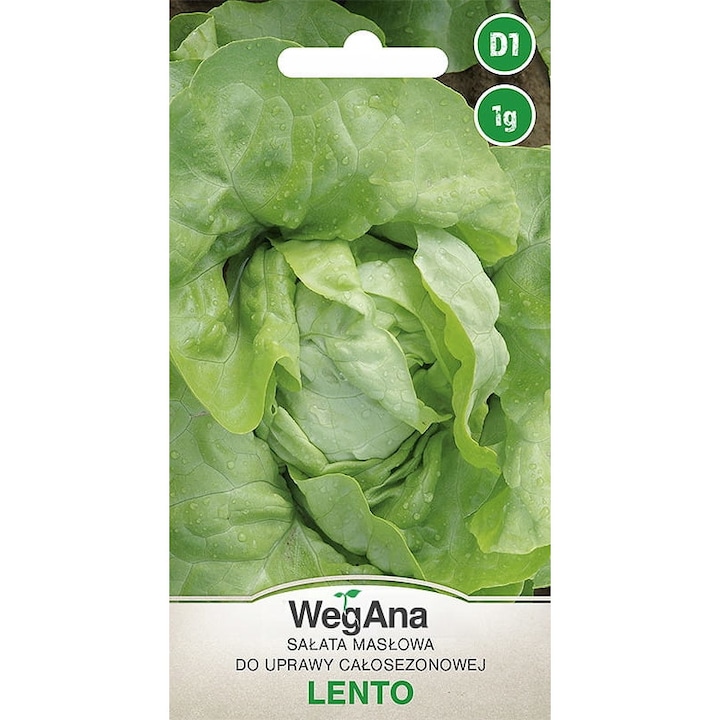 Seminte de gradina, Seminte - Salata, WegAna, 1 g, Verde, calitate superioara, seminte premium, seminte de top