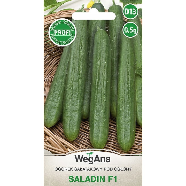 Seminte de gradina, Castraveti de salata, WegAna, 0.5 g, calitate superioara, seminte premium, seminte de top