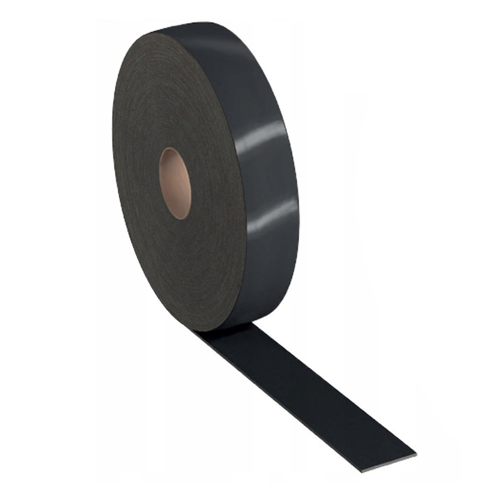 Banda de constructie unilaterala, etansanta, 40mm x 25m, din spuma de polietilena, Eurovent