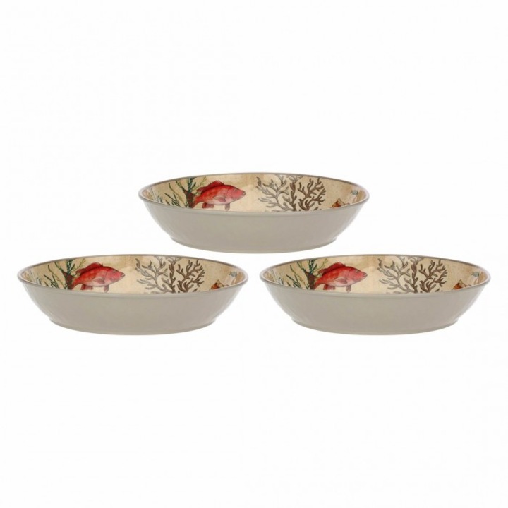 Bol pentru spaghetti Sea Life, melamina, 37 cm