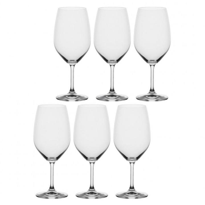 6 db Novello Bordeaux borospohár készlet, átlátszó, 620 ml