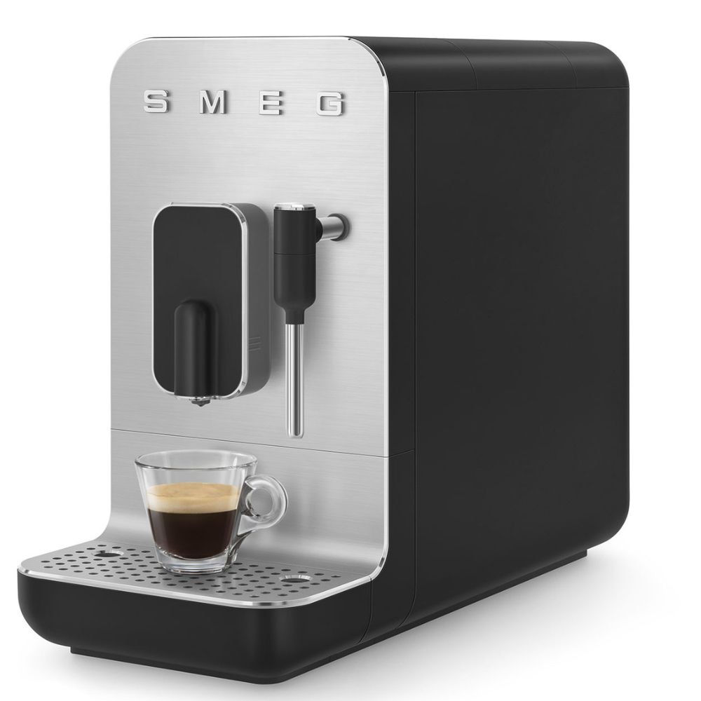 Автоматична еспресо кафемашина Smeg BCC12BLMEU, 1350 W, 19 бара, Черен ...