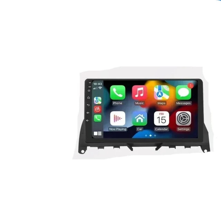 Автомобилен видео плейър за Mercedes Benz C-Class HC2 CP 2GB 32GB 4 Core 2Din Wifi 4x60 Черен