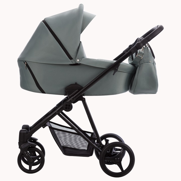 Бебешка количка 2в1 Bebetto YODDI 01, UV 50, системи на окачването SAS, DMS, дъждобран, комарник, поставка за чаша