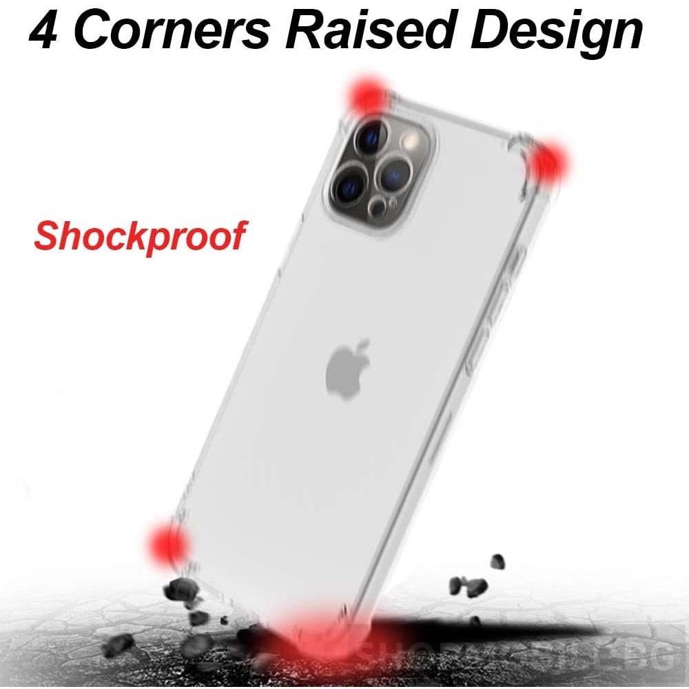 Husa silicon pentru iPhone 17, Anti Shock cu protectie pentru camera, Rezistenta la socuri, Transparenta