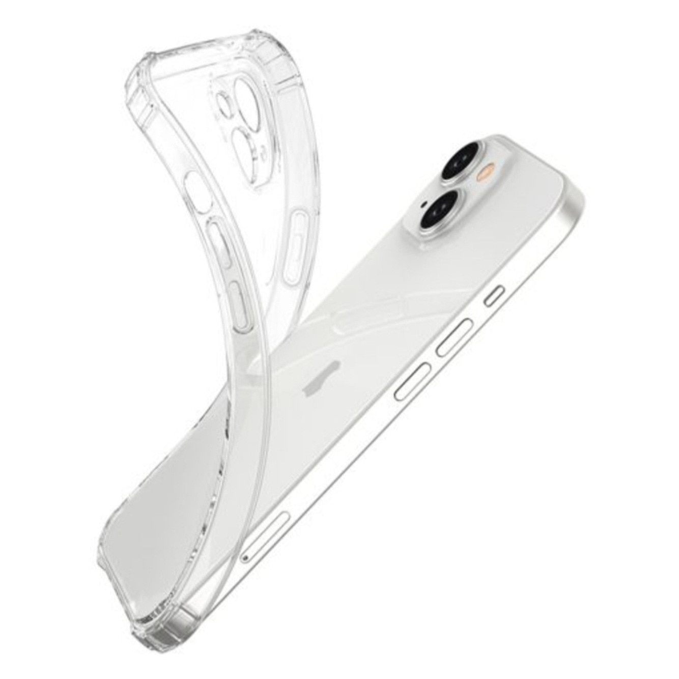 Husa silicon pentru iPhone 17, Anti Shock cu protectie pentru camera, Rezistenta la socuri, Transparenta