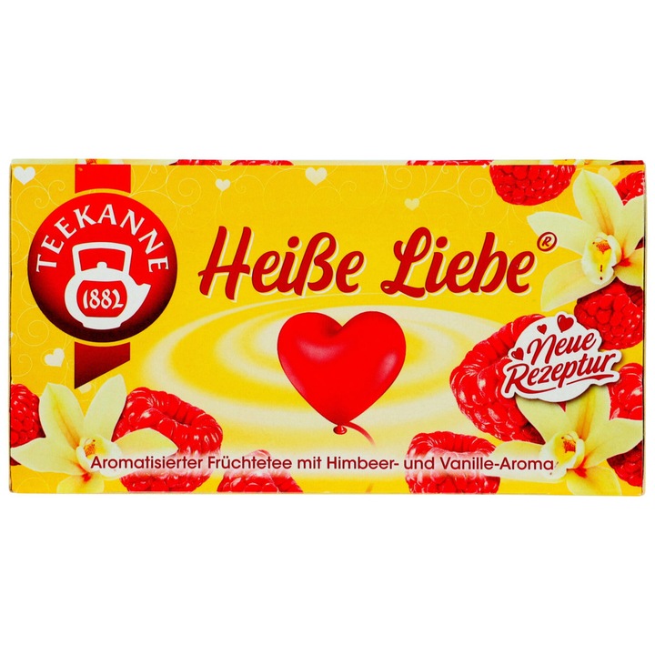 Ceai de fructe, Teekanne, Vanilie, Aroma fructata, Pliculete, 45 g