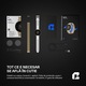Ceas smartwatch dama, Qualtec by Koppel®, ecran rotund AMOLED 1.32", inteligent, fitness, sport, rezistent apa 3ATM, smart, notificari, wireless, apel Bluetooth 5.3, microfon HD, limba romana, pentru femei, carcasa metalica, 2 bratari incluse, ELITE, gold