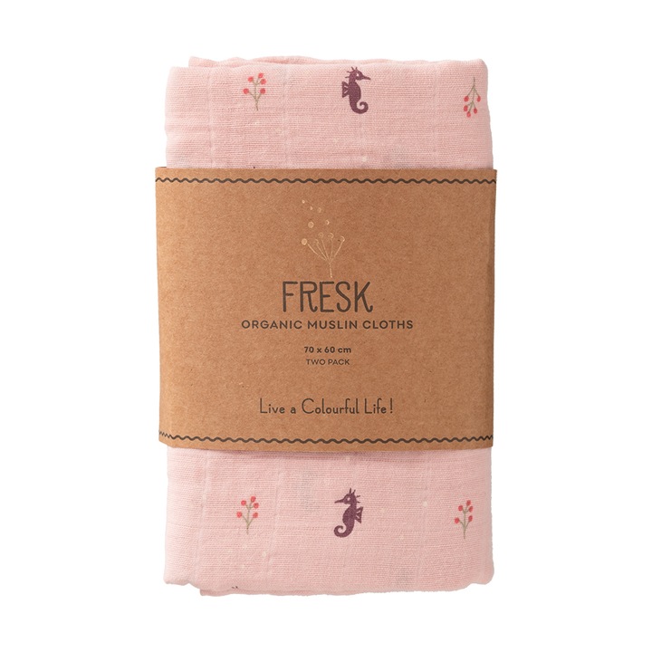 2 db 70x60 cm-es muszlin készlet, Fresk, Caluti de Mare modell