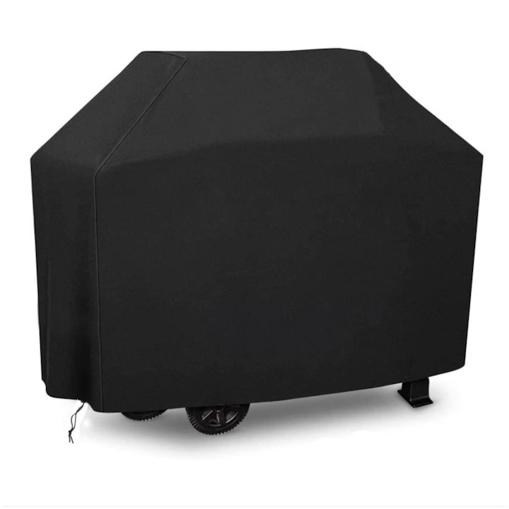 Husa gratar, fibra de poliester, impermeabila, rezistenta la UV, 145x61x117 cm, negru