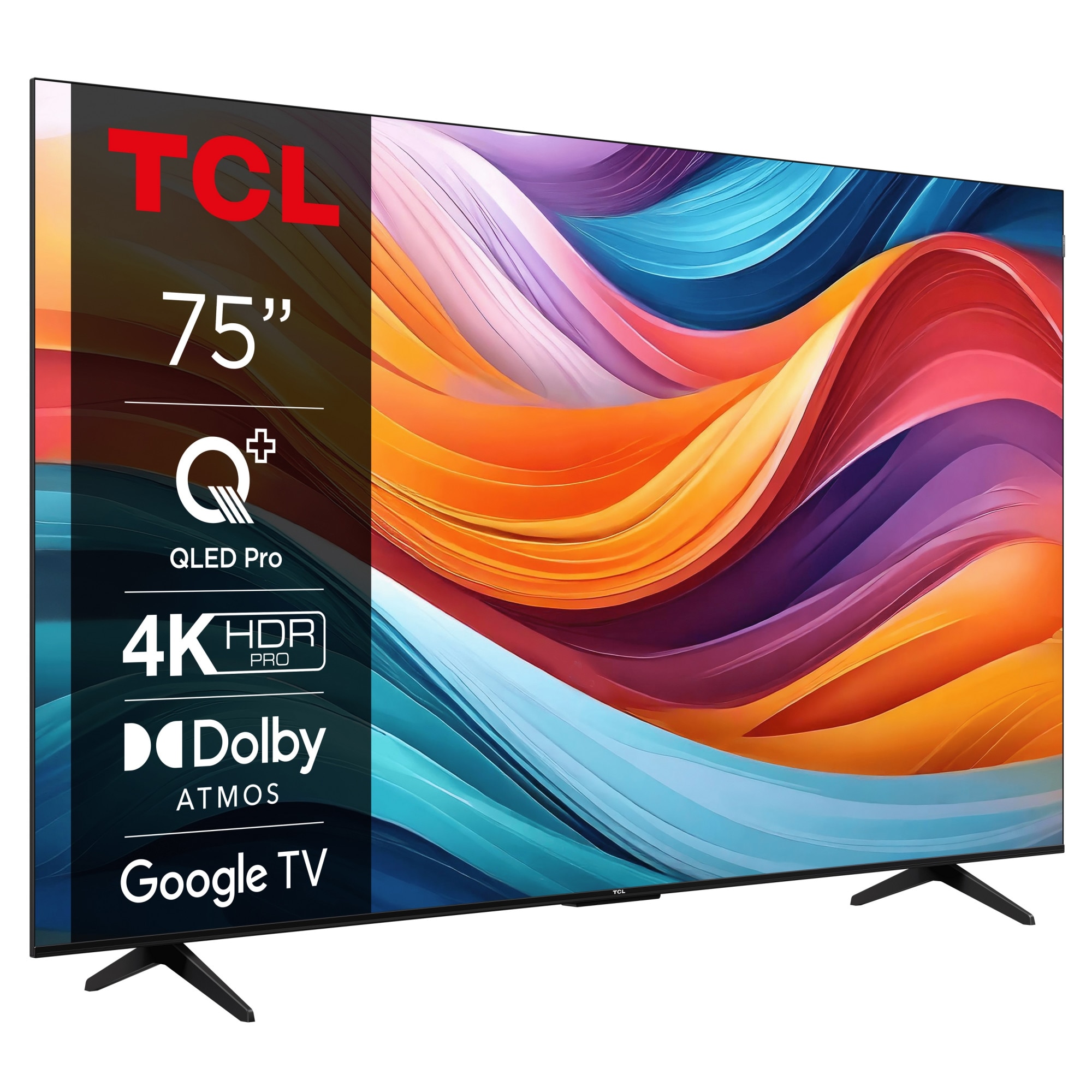 Televizor TCL QLED 75T7B, 190 cm, 4K Ultra HD, Smart Google TV